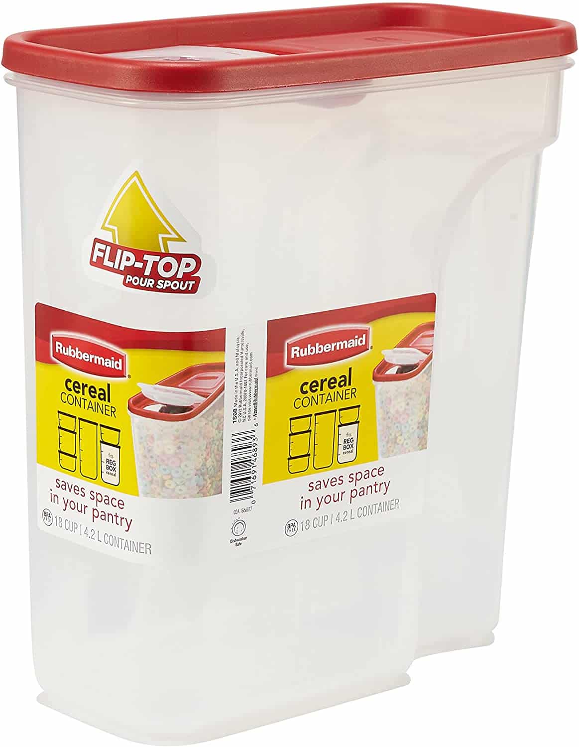 Rubbermaid Modular Food Lids, Space Saving Plastic Storage Containers