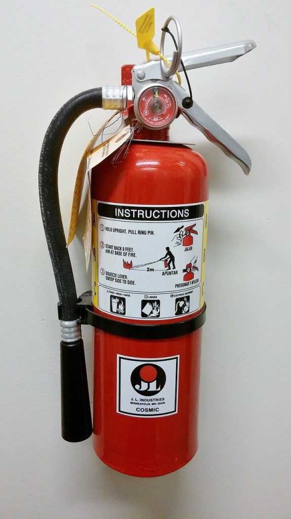 Safe Holiday Cooking Fire Extinguisher