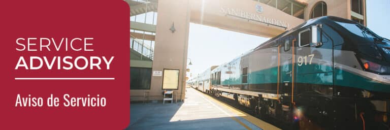 Metrolink San Bernardino Line, Planned Track Closure