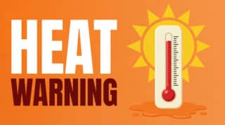 An Extreme Heat Warning is active due to Inland Empire Heat Wave